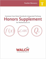 Honors Supplement for Mathematics III